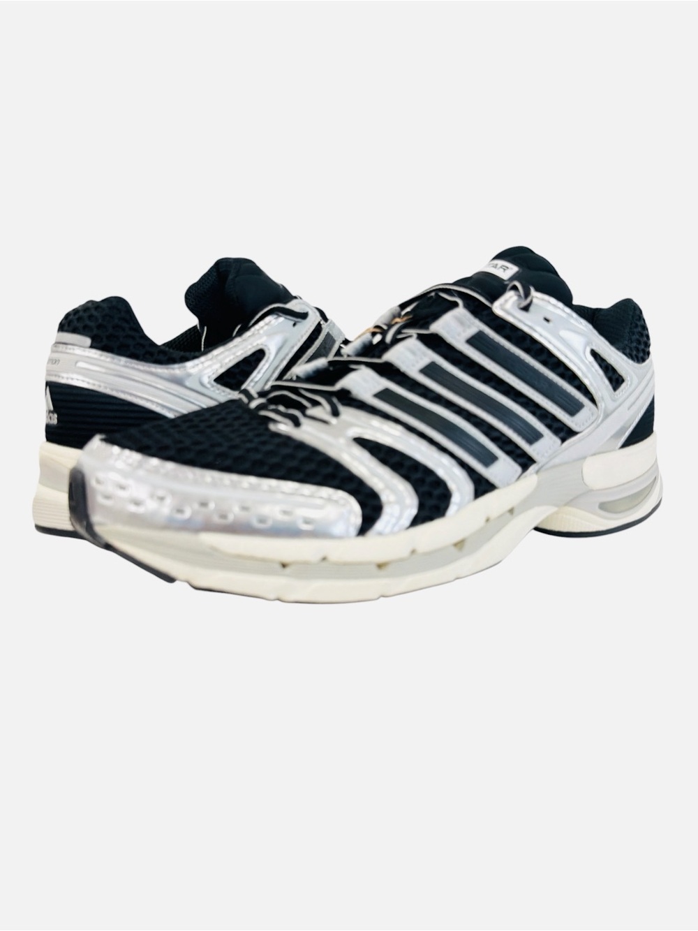 Adidas Originals Adistar Control 5 Silver Metallic Black Running Men's Size 12